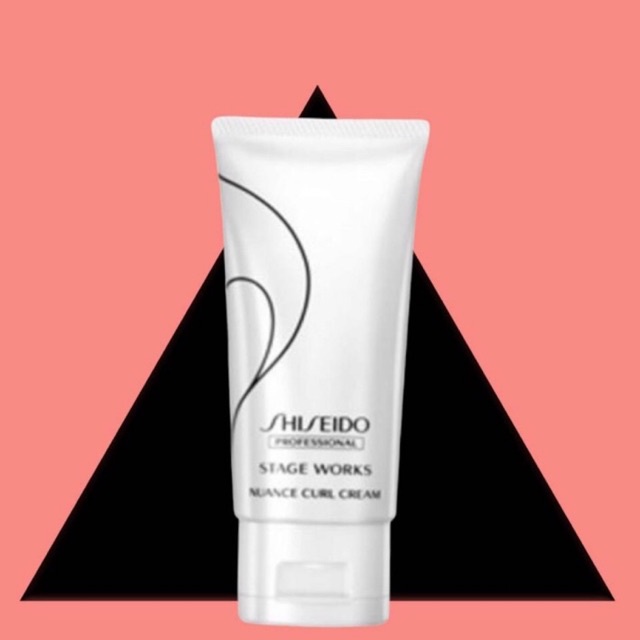 Shiseido Stage Works Nuance Curl Cream 75กรัม ครีมจับลอน หลอดขาว