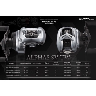 รอกหยดน้ำ DAIWA ALPHAS SV TW