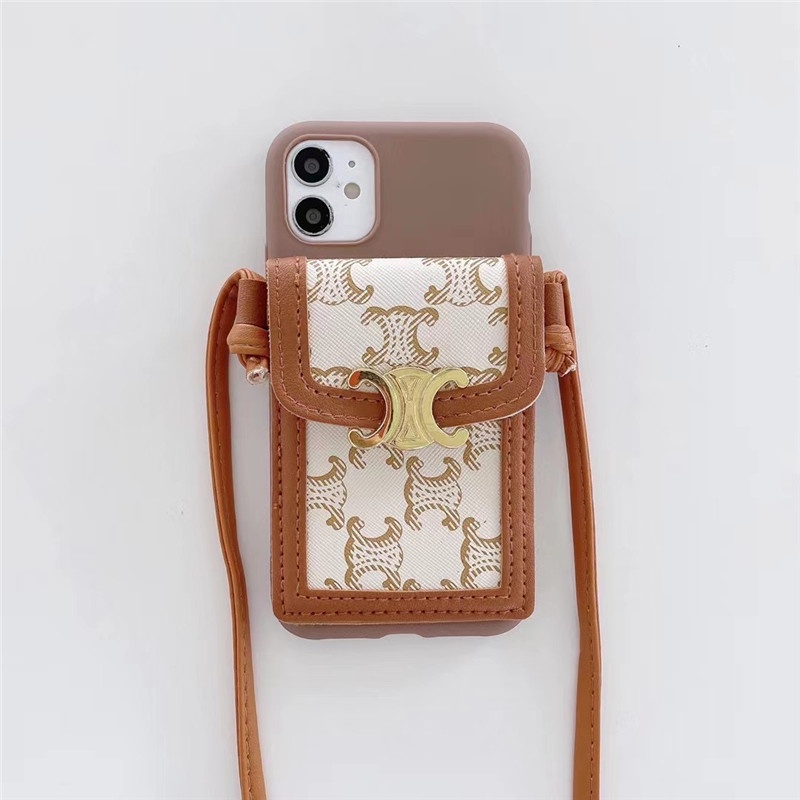 For iPhone 13mini 13Pro 13 13ProMax 12mini 12 12Pro 12ProMax SE 2020 5 5S 11 11Pro 11ProMax 6 6S 7 8 Plus X XS XR XSMax Phone Case Retro Pattern Card Holder Coin Purse TPU Soft Cover กรณีศึกษา #8