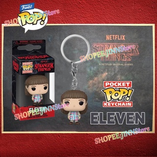 Jinn Funko STRANGER Things: Dustin ROBIN STEVE ELEVEN พวงกุญแจ ตุ๊กตาไวนิล POP ของเล่น ของสะสม โมเดล ของเล่น ของขวัญวันเกิด