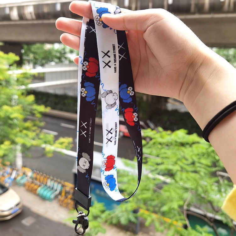 Sesame Street สายเชือกคล้องคอ ถอดออกได้ กันหาย สําหรับห้อยโทรศัพท์มือถือ