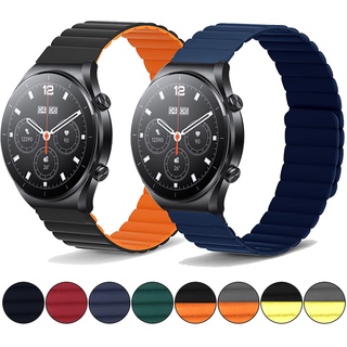 สายนาฬิกาข้อมือซิลิโคน แม่เหล็ก สําหรับ Xiaomi Watch S1 S1 Pro Band Bracelet Silicone Belt Xiaomi Watch S1 Active Wristbands