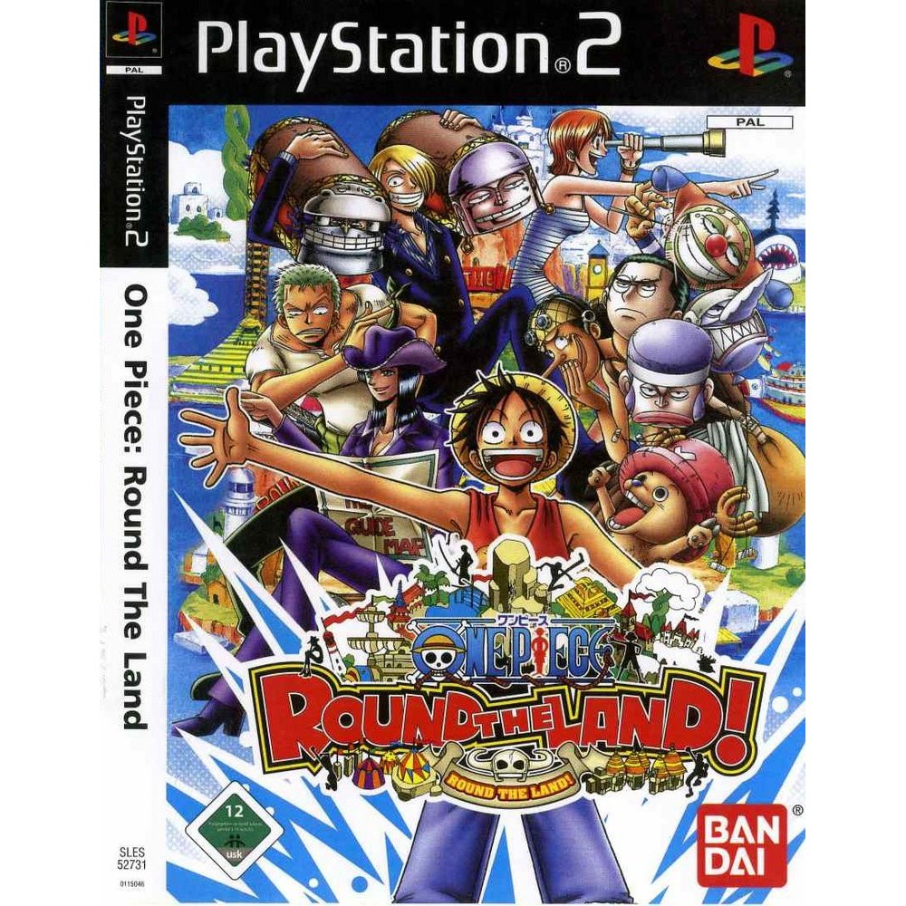 แผ่นเกมส์ One Piece Round The Land PS2 Playstation2 คุณภาพสูง ราคาถูก