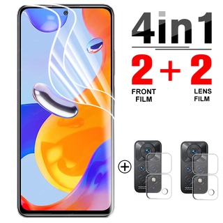 4-in-1 Hydrogel Film For Xiaomi Redmi Note 11 Pro Screen Protector for Redmi Note 11 Pro 11S 11T 5G Protective film