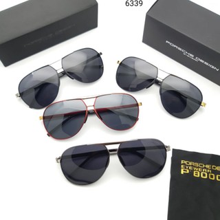 Porsche DESIGN 6339 แว่นตาเลนส์โพลาไรซ์ || แว่นตากันแดด AVIATOR สําหรับผู้ชาย