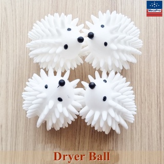 ZizasAry® Laundry Dryer Balls Reusable Hedgehog Silicone ลูกบอลเม่นซักผ้า ปรับผ้านุ่มแบบซิลิโคน ผ้าแห้งเร็ว ผ้านุ่มฟู