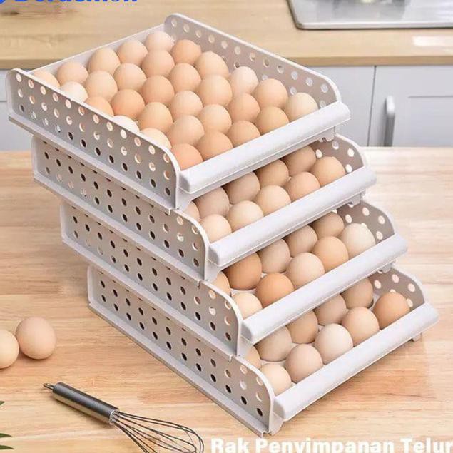 ` Egg Storage Box Egg Rack Plastic Egg Rack 1DSj | Shopee Thailand