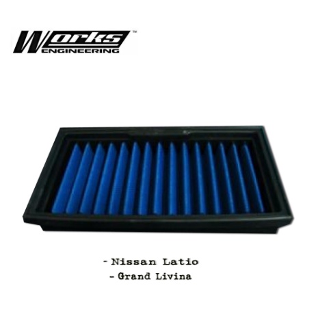 (Nissan Latio/Grand Livina) Works Engineering High Flow กรองอากาศ