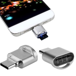 【RB】เครื่องอ่านการ์ดหน่วยความจํา Usb 3.1 Type-C Micro SD SDHC TF ความเร็วสูง แบบพกพา ขนาดเล็ก