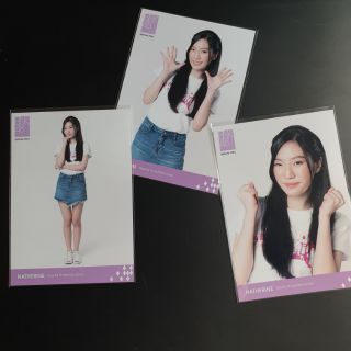 BNK48 รูปแนทเทอรีน เดบิ้วท์ โฟโต้เซ็ต บีเอนเค รุ่น2 คอม 3 ใบ