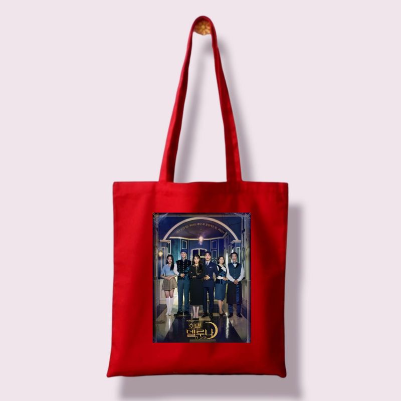 HOTEL DEL LUNA RED TOTE BAG