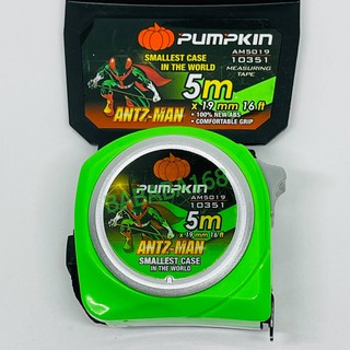 ตลับเมตร 5 เมตร PUMPKIN ANTZ-MAN 10351 คละสี