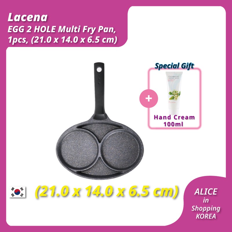 [ALICE] Lacena, EGG 2 HOLE Multi Fry Pan, 1pcs FCqt | Shopee Thailand