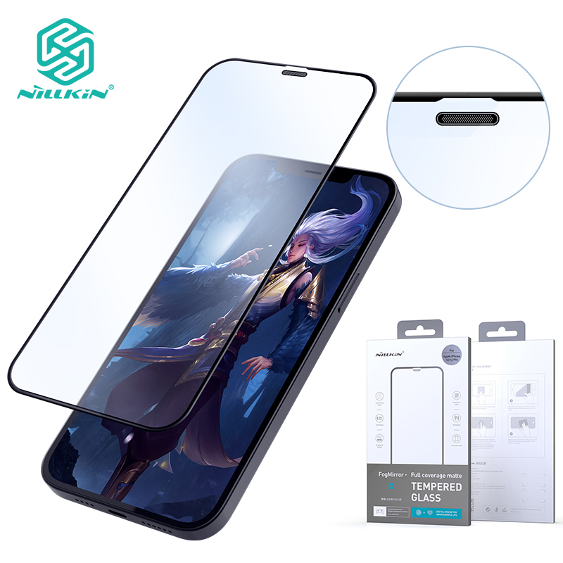 Nillkin กระจกนิรภัยกันรอยหน้าจอ เนื้อแมตต์ กันระเบิด 9H สําหรับ iPhone 12 12 Pro