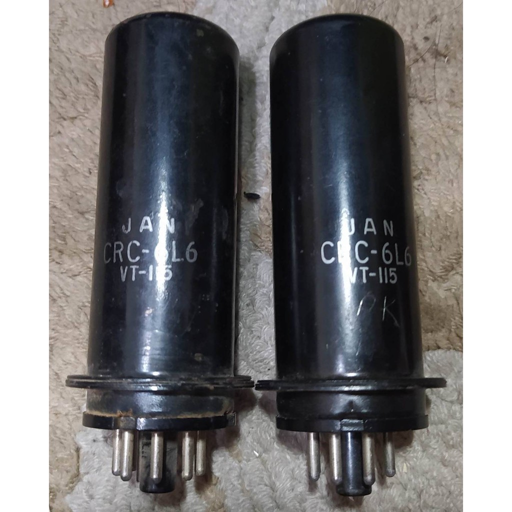 6L6 metal power output tube เกรดทหาร used มีผลวัดทุกหลอด
