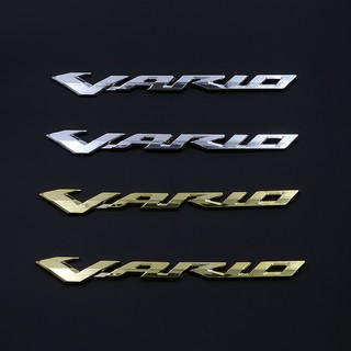 สติกเกอร์ ตราสัญลักษณ์ Honda Vario 3 มิติ สำหรับการตกแต่งด้านซ้ายและขวารถจักรยานยนต์ 2 ชิ้น