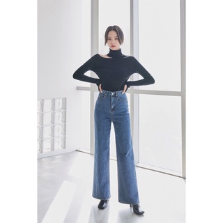 PREORDER - กางเกงยีนส์เกาหลี CHUU  -5kg jeans vol.125 ( wide fit / ขากว้าง )