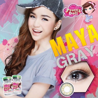 คอนเเทคเลนส์ สี  Maya gray