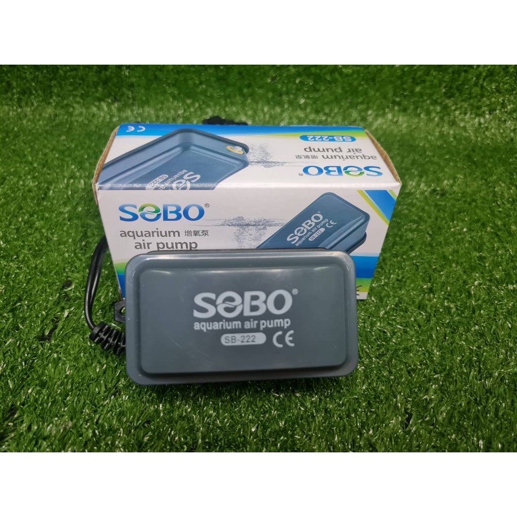 ปั๊มทำออกซิเจนในตู้ปลาขนาดเล็ก​ SOBO SB-222 ราคา ถูกที่สุด ดีลบีเคเค แกลเลอรีภาพที่ 2