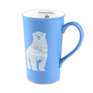 Mug Glass Venti Polar Bear Blue Color Size 750 ml [อุปกรณ์เพื่อการบรรจุ,ที่ใส่อาหารและเครื่องดื่ม,ขวด,แก้ว]