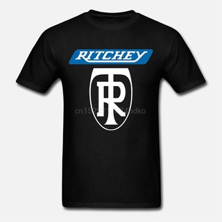 เสื้อยืดผ้าฝ้ายพิมพ์ลายขายดี เสื้อยืด พิมพ์ลาย Neu Ritchey Bikes Russells สําหรับผู้ชาย