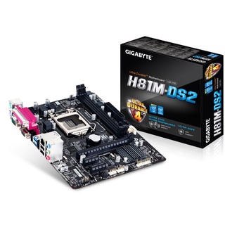 GIGABYTE H81M-DS2 Socket1150  #สินค้าใหม่ประกันศุนย์ไทย100%