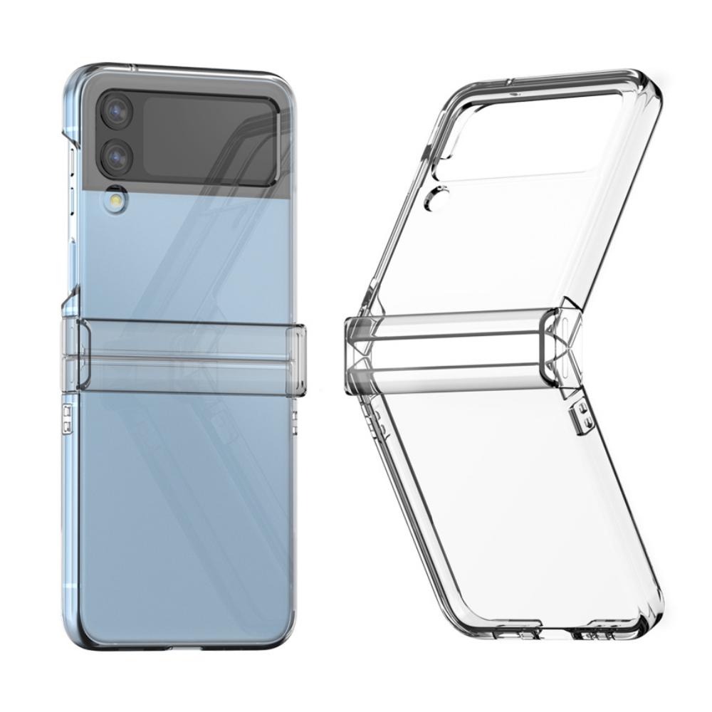 KMax Hinge Protection Clear Case compatible with Samsung Galaxy Z Flip