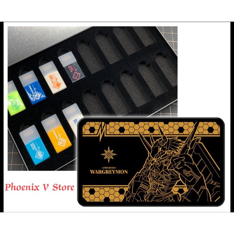 🔥Ready Stock🔥Digimon Vital Bracelet Wargreymon Dim Card Storage Box / 数码暴龙手环 战斗暴龙兽 Dim卡收纳盒 DIM卡盒 / V