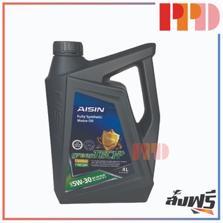 AISIN ไอชิน ไอซิน น้ำมันเครื่องเบนซิน GREEN TECH+ 4L 5W-30 (รหัสสินค้า ESFNP0534P)