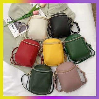 Cubing Head Layer Cowhide Double Grid Handbags ง่าย ๆ ยอดนิยม