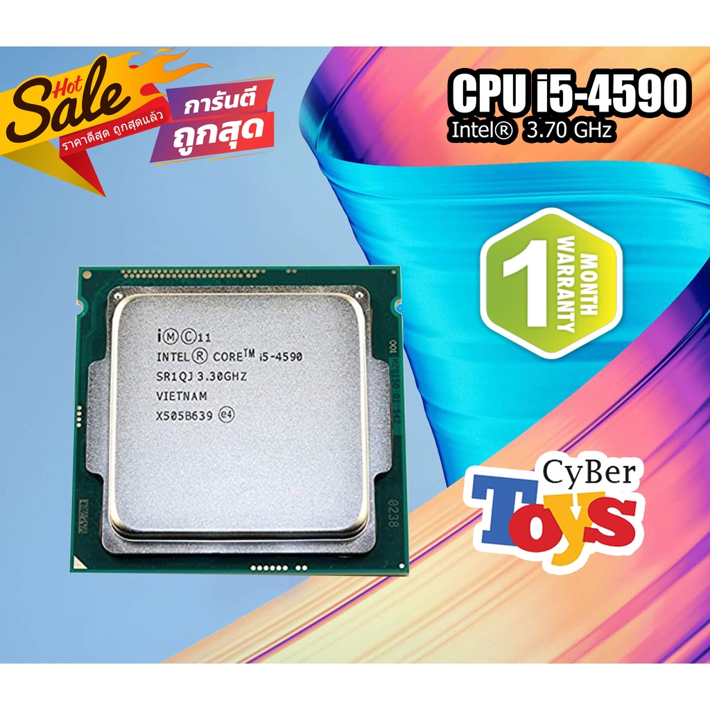 โปรโมชั่น i5-4590 ราคาพิเศษ cpu สำหรับเครื่อง pc Intel® Core™ i5-4590 (แคช 6M, สูงสุด 3.70 GHz) cpu 