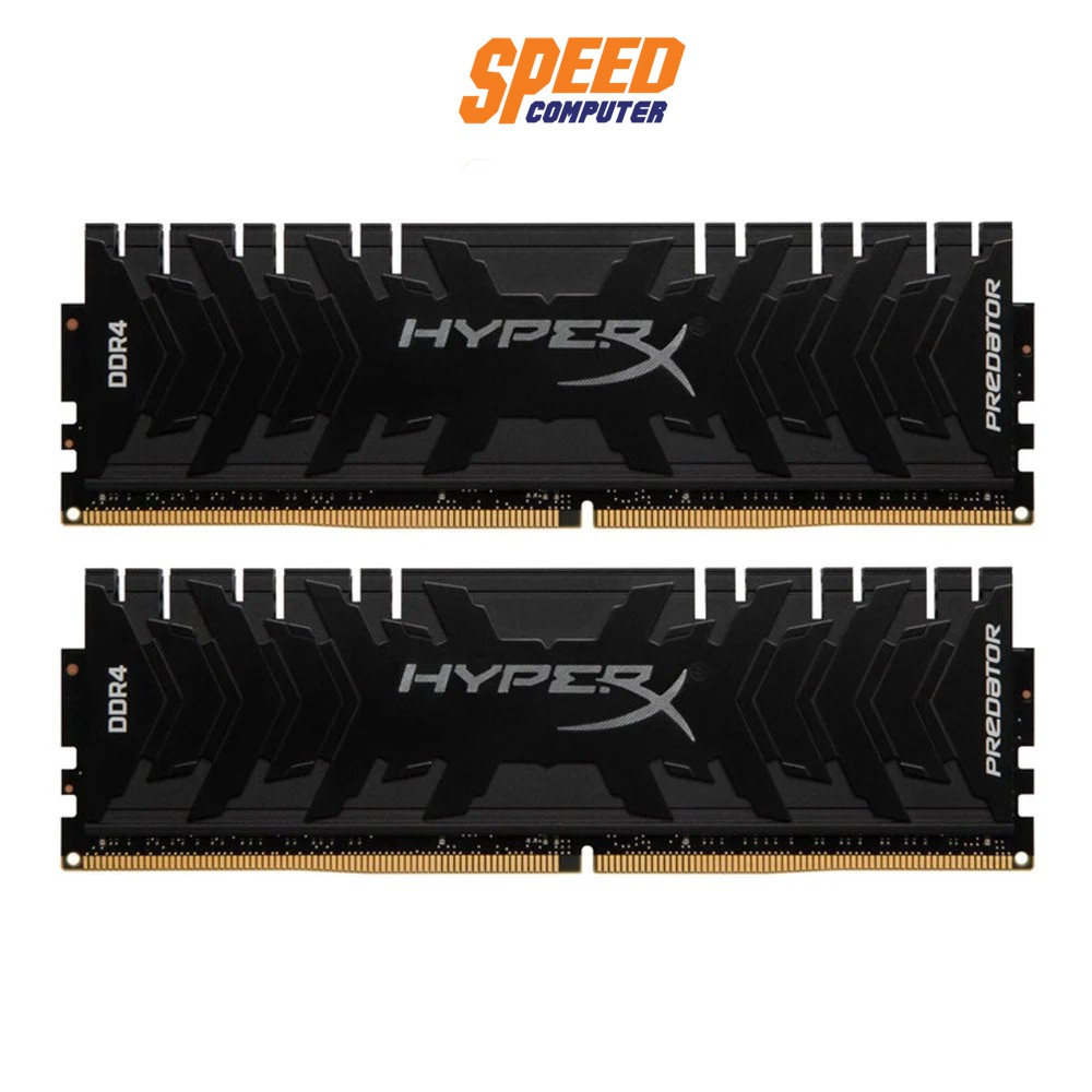 (แรมพีซี) KINGSTON HX432C16PB3AK2/32 RAM PC PREDATOR 32GB BUS3200 16*2 BLACK BY SPEEDCOM
