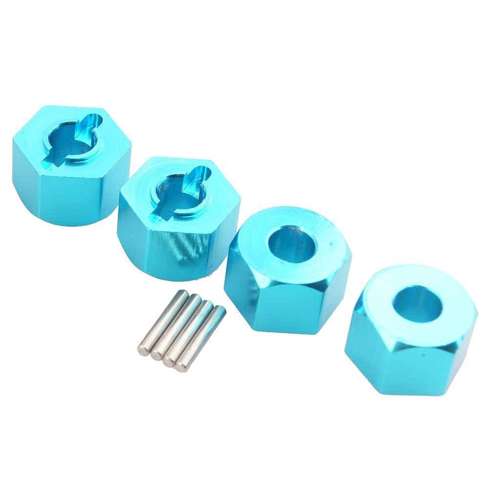 RC 107876 Alum Wheel Hex 12mm Mount Thickness 9mm 4PCS For HPI  WR8 Flux