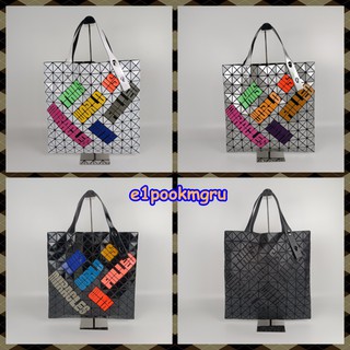 BaoBao Issey Miyake，Colorful alphabet series，tote bag，กระเป๋าถือ，กระเป๋าสะพาย，กระเป๋าช้อปปิ้ง，10x10