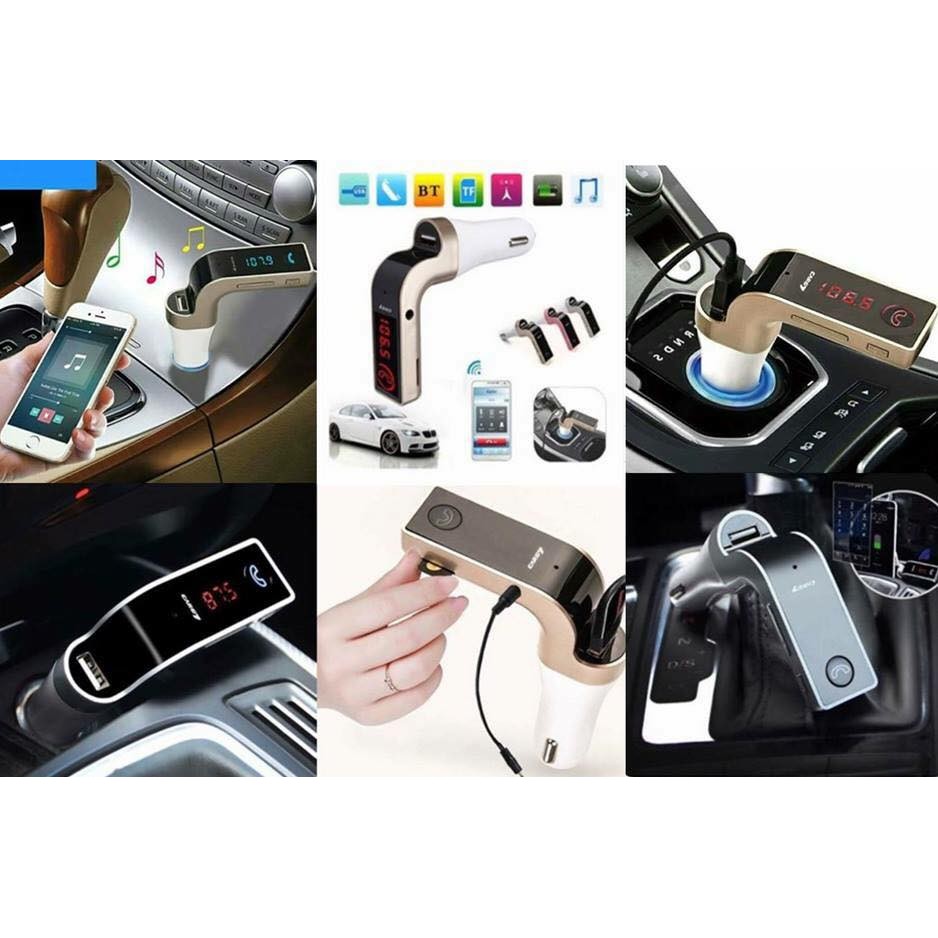 CAR G7 อุปกรณ์รับสัญญาณบลูทูธในรถยนต์ Bluetooth Car Charger CAR G7 Bluetooth Car Charger Hot Sale Bl