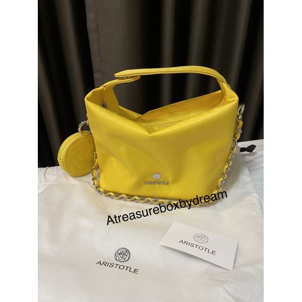 Aristotle bag - nylon bento yellow