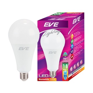 Therichbuyer หลอดไฟ LED 18 วัตต์ Warm White EVE LIGHTING รุ่น A80 E27