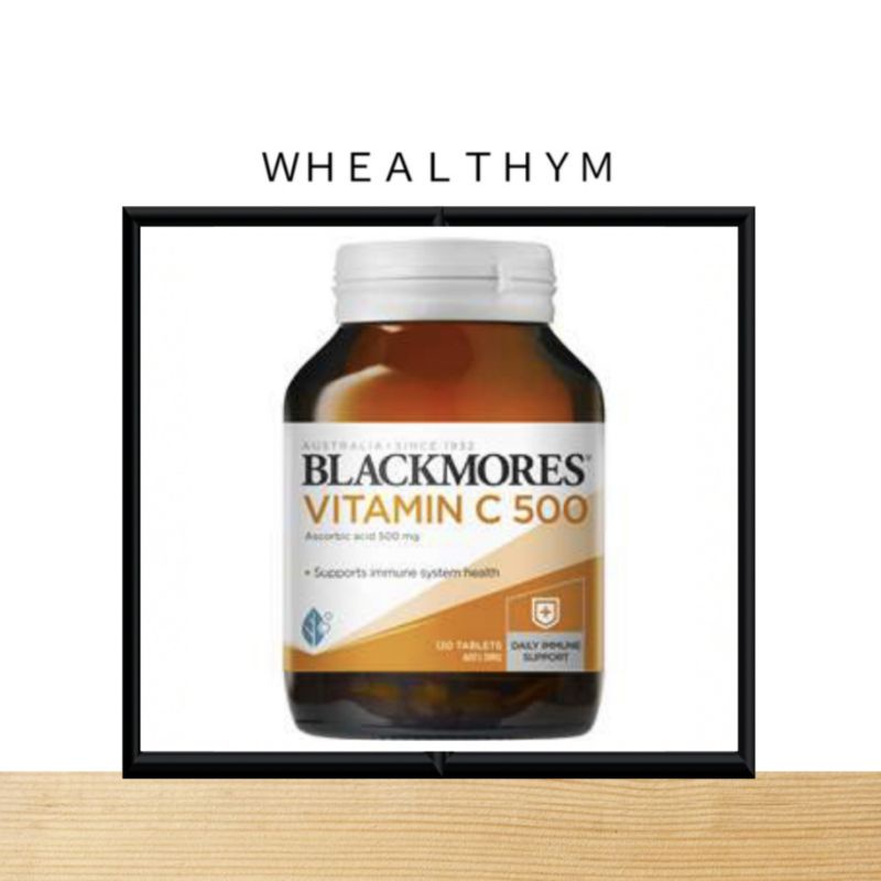 Blackmores Vitamin C 500 mg. 120 Tablets แบล็คมอร์ วิตามินซี 500 มก. 120 เม็ด
