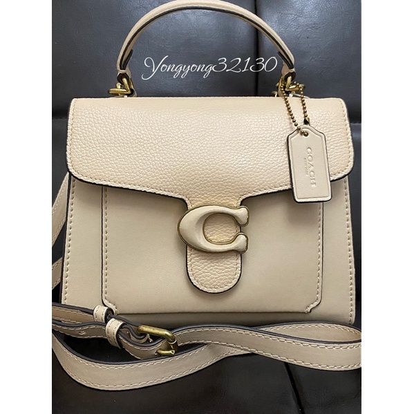 ส่งต่อ COACH  ของแท้ค่ะ ✔️กระเป๋า Tabby Top Handle 20 สีครีม