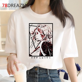 เสื้อยืด พิมพ์ลาย tokyo ghoul Kaneki Ken สไตล์ญี่ปุ่น ฮาราจูกุ แฟชั่นฤดูร้อน สําหรับผู้ชาย