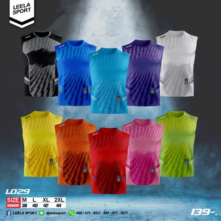 Victory เสื้อกีฬาแขนกุด พิมพ์ลาย รุ่น L-029