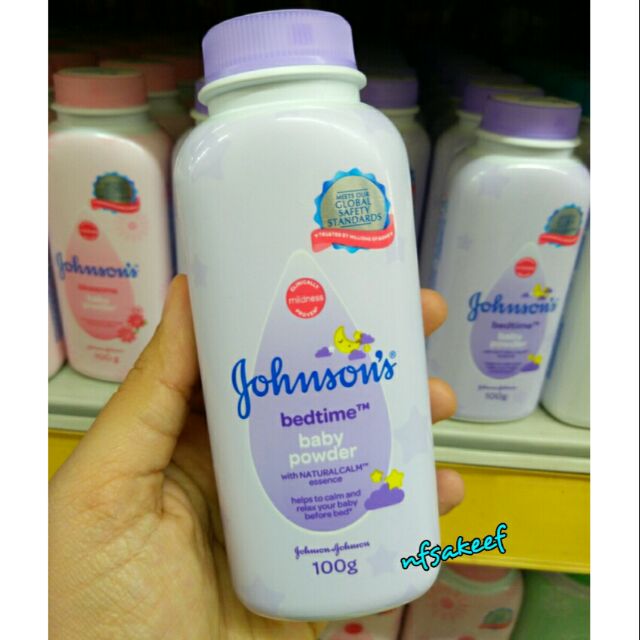 🎉พร้อมส่ง✨Johnson's bedtime baby powder✨100g