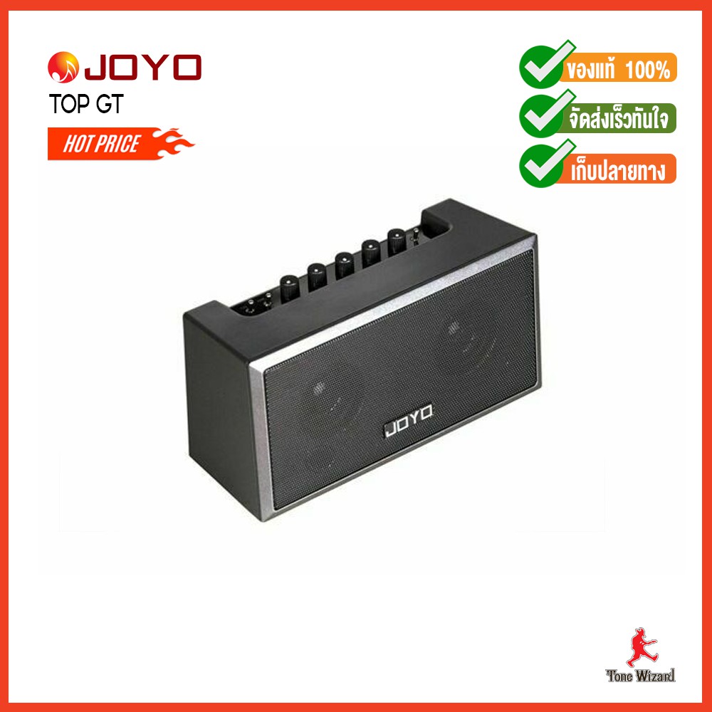 JOYO มินิแอมป์กีตาร์ Rechar geable Mini Amp 2x1.5" TOP-GT BK (โจโย่ ลำโพงบลูทูธ+แถมฟรี!!! ปิ๊กกีต้าร