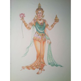 ภาพพระลักษมี ปางประทานพร