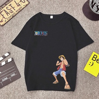 **คลังสินค้าพร้อม* ONE PIECE Manga Anime พิมพ์กราฟิกแขนสั้นเสื้อยืดแฟชั่น/ขนาดใหญ่/คู่/พลัสขนาด/Unisex TEEเสื้อเชิ้ตแขนส