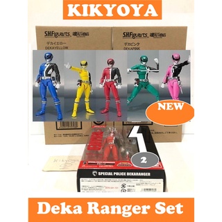 s.h. figuarts dekaranger SET SHF Deka red yellow blue green pink