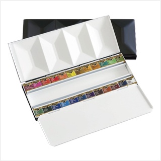 24 colors  Metal box (PN682)  Holbein Professional pan set สีน้ำโฮลเบน(โฮลุเบน) Holbein Artist Watercolor ホルベイン透明水