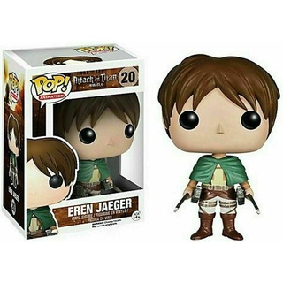 Funko ป๊อป #ฟิกเกอร์ A Titan Allen Eren Jaeger เวอร์ชั่น Q ของเล่นสําหรับเด็ก 20 ชิ้น