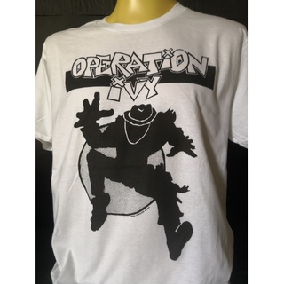 เสื้อวงนำเข้า Operation Ivy Rancid Tim Armstrong Transplants Ska Punk Rock Style Vitage T-Shirt Gildan