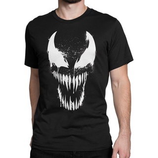 มาใหม่ เสื้อยืด ผ้าฝ้าย ลาย Venom Face แฟชั่นฤดูร้อน